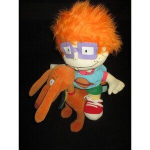 Rugrats NWT CHUCKIE & SPIKE THE DOG Figure Plush Dolls Toy Nickelodeon 2000